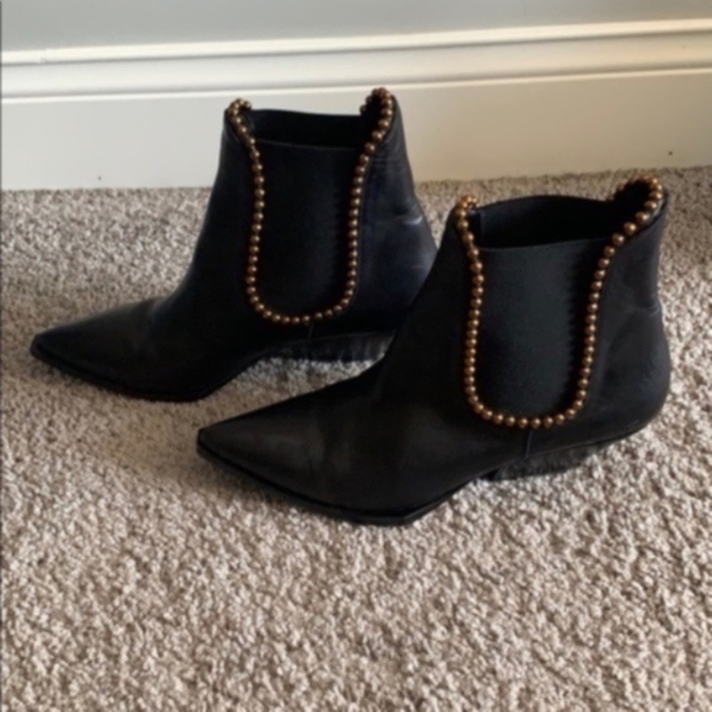 Ras Western Studded Ankle Booties